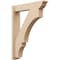 Ekena Millwork 5 1/2-in W x 24-in D x 32-in H Balboa Trad Rough Cedar Woodgrain TimberThane Outlooker, Primed Tan OUTUR055X24X32BOA04RCPR - alternate 1